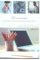 Couverture du livre « Cv mode d'emploi » de Florence Le Bras aux éditions Marabout