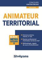 Couverture du livre « Animateur territorial » de Marc Dalens aux éditions Studyrama