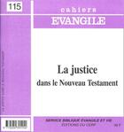 Couverture du livre « Ce-115. la justice dans le nouveau testament » de Pierre Deberge aux éditions Cerf