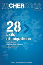 Couverture du livre « Exils et migrations dans l aire romane : ruptures et fusions » de Gregoria Palomar aux éditions Pu De Strasbourg