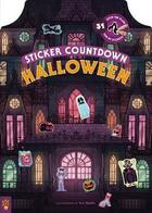 Couverture du livre « Sticker countdown : Halloween » de Teo Skaffa et Odd Dot aux éditions Interart