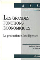 Couverture du livre « Les grandes fonctions economiques - 1 - la production et les depenses » de Renaud/Tabourin aux éditions Ellipses
