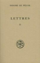 Couverture du livre « Sc 454 lettres, ii » de Isidore De Peluse aux éditions Cerf