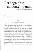 Couverture du livre « Pornographie du contemporain, made in heaven de Jeff Koons » de Laurent De Sutter aux éditions Lettre Volee