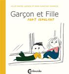 Couverture du livre « Garçon et fille font semblant » de Mari Kanstad Johnsen et Hilde Matre Larsen aux éditions Cambourakis