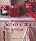 Couverture du livre « Secrets D'Antan A La Maison » de S Smith et S Donaldon aux éditions Soline