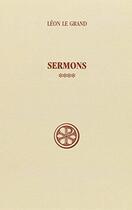 Couverture du livre « Sermons » de  aux éditions Cerf