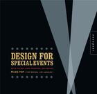 Couverture du livre « Design for special events - 500 of the best logos invitations & graphics (hardback) » de Peleg Top aux éditions Rockport