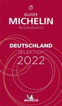 Couverture du livre « Guide rouge Michelin ; Deutschland (édition 2022) » de Collectif Michelin aux éditions Michelin