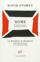 Couverture du livre « Home » de David Storey aux éditions Gallimard