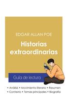 Couverture du livre « Guia de lectura historias extraordinarias de Edgar Allan Poe (analisis literario de referencia y res » de  aux éditions Paideia Educacion