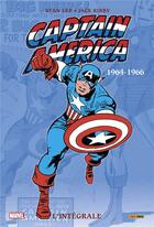 Couverture du livre « Captain America : Intégrale vol.1 : 1964-1966 » de Stan Lee et Jack Kirby aux éditions Panini