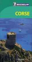 Couverture du livre « Le guide vert ; Corse » de Collectif Michelin aux éditions Michelin