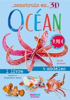 Couverture du livre « Construis en 3D : océan » de David Hawcock et Margherita Borin aux éditions Nuinui Jeunesse