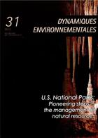 Couverture du livre « Dynamique environnementale 31 » de Palmer/Jones/Bo aux éditions Pu De Bordeaux