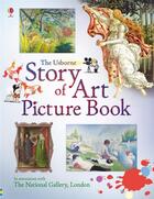 Couverture du livre « Picture book : story of art » de Karine Bernadou et Sarah Courtauld aux éditions Usborne