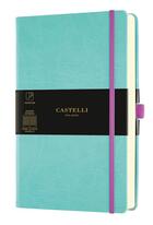 Couverture du livre « Carnet aquarela poche quadrille jade » de Castelli aux éditions Castelli Milano