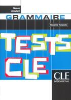 Couverture du livre « Tests grammaire debutant » de Giovanna Tempesta aux éditions Cle International