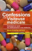 Couverture du livre « Confessions d'une visiteuse médicale boîte à Pandore » de Marie-Christine Dietrich aux éditions Toucan