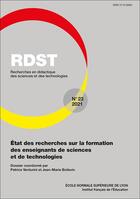 Couverture du livre « État des recherches sur la formation des enseignants : de sciences et de technologie » de Jean-Marie Boilevin aux éditions Ens Lyon