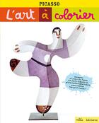 Couverture du livre « L'art à colorier ; Picasso » de  aux éditions Mila