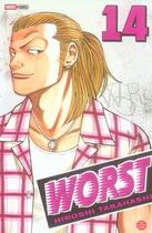 Couverture du livre « Worst t.14 » de Hiroshi Takahashi aux éditions Panini