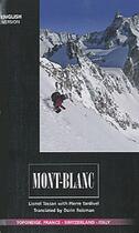 Couverture du livre « Mont-blanc » de Lionel Tassan et Pierre Tardivel aux éditions Volopress