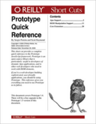 Couverture du livre « Prototype Quick Reference » de Raymond Scott aux éditions O'reilly Media