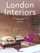 Couverture du livre « Ju-london interiors » de Jane Edwards aux éditions Taschen