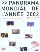 Couverture du livre « Panorama mondial 2002 édition 2003 » de  aux éditions Philippe Auzou