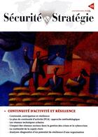 Couverture du livre « SECURITE ET STRATEGIE T.18 ; continuité d'activité, résilience » de Club Des Directeurs aux éditions Documentation Francaise