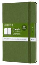 Couverture du livre « Carnet two go poche rigide vert prairie » de  aux éditions Moleskine
