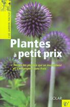 Couverture du livre « Plantes A Petits Prix » de Sharon Amos aux éditions Solar