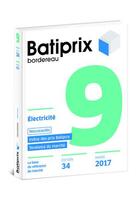 Couverture du livre « BATIPRIX T.9 ; électricité (édition 2017) » de  aux éditions Groupe Moniteur
