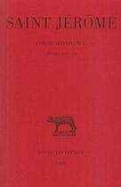 Couverture du livre « Correspondance Tome 5 ; livre 96-109 » de Saint Jerome aux éditions Belles Lettres