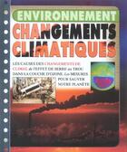 Couverture du livre « Changements climatiques » de Steve Parker aux éditions Circonflexe