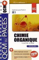 Couverture du livre « Chimie organique (édition 2014) » de Guitton-Shum aux éditions Vernazobres Grego