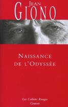 Couverture du livre « Naissance de l'Odyssée » de Jean Giono aux éditions Grasset