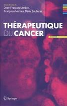 Couverture du livre « Thérapeutique du cancer (2e édition) » de  aux éditions Springer