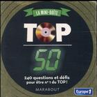 Couverture du livre « La boîte à quiz ; top 50 » de Bill Borde aux éditions Marabout