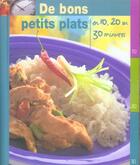 Couverture du livre « Bons petits plats (de) » de  aux éditions Parragon