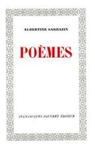Couverture du livre « Poèmes » de Albertine Sarrazin aux éditions Fayard/pauvert