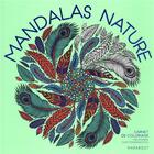 Couverture du livre « Mandalas nature : carnet de coloriage » de Melpomeni Chatzipanagiotou aux éditions Marabout