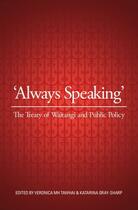 Couverture du livre « Always Speaking » de Gray-Sharp Katarina aux éditions Huia Nz Ltd