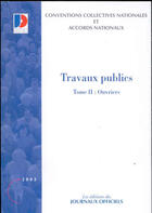 Couverture du livre « Travaux publics t.2 : ouvriers » de  aux éditions Documentation Francaise