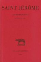 Couverture du livre « Correspondance Tome 6 ; livre 110-120 » de Saint Jerome aux éditions Belles Lettres