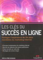 Couverture du livre « Cles du succes en ligne (les) » de Mitch Meyerson aux éditions Pearson