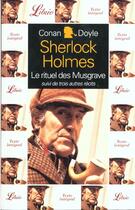 Couverture du livre « Quatre aventures de sherlock holmes - le rituel des musgrave » de Arthur Conan Doyle aux éditions J'ai Lu