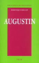 Couverture du livre « Augustin ; l'expression du verbe » de Dominique Doucet aux éditions Vrin