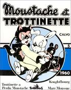 Couverture du livre « Moustache et trottinette t.5 ; 1960 » de Calvo aux éditions Futuropolis